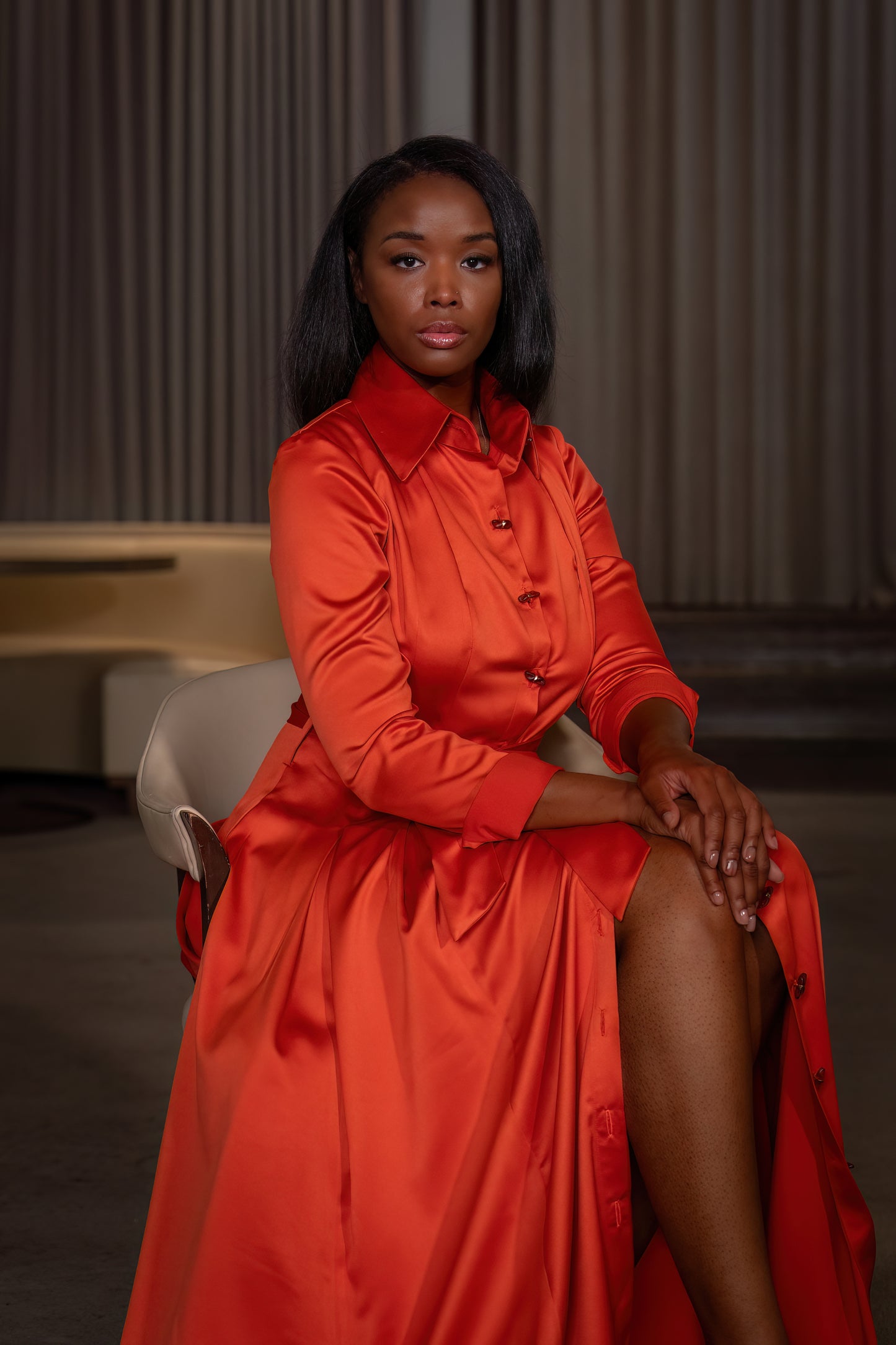 Elegant Shirt Dress